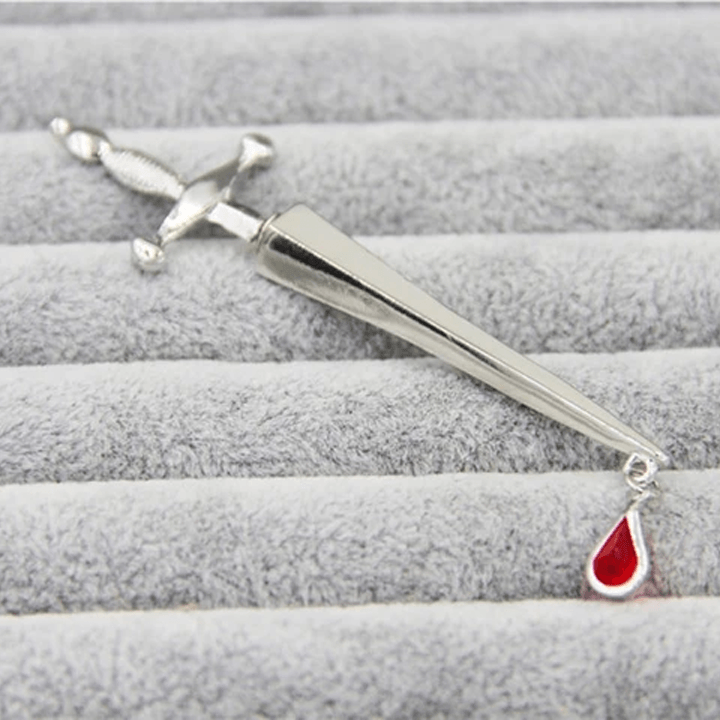 Blood Sworn Dagger Stud Earrings