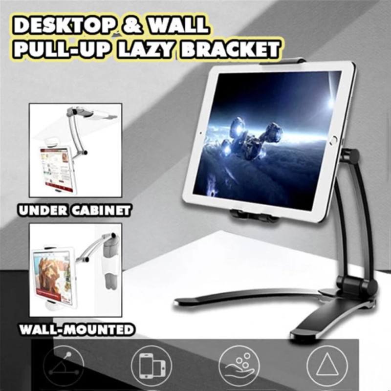 (HOT SALE!!!)Desktop & Wall Pull-Up Lazy Bracket