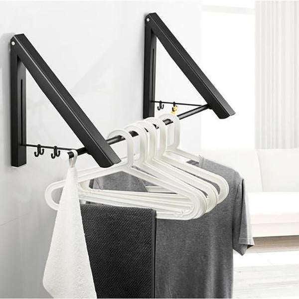 Folding Retractable Clothes Rack
