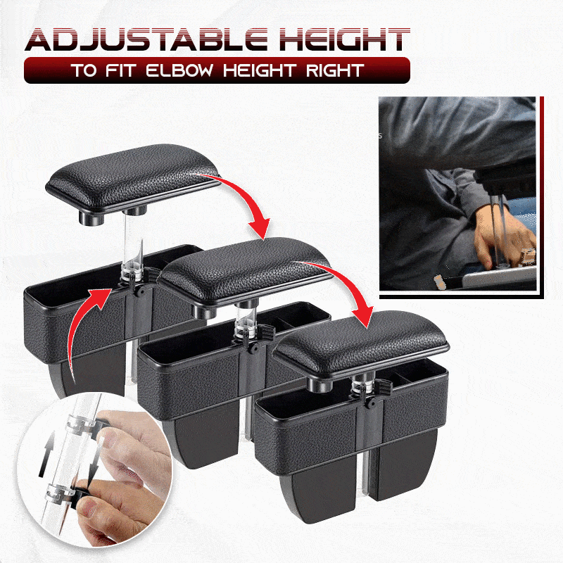 Adjustable Car Armrest Plus Slot Storage Box