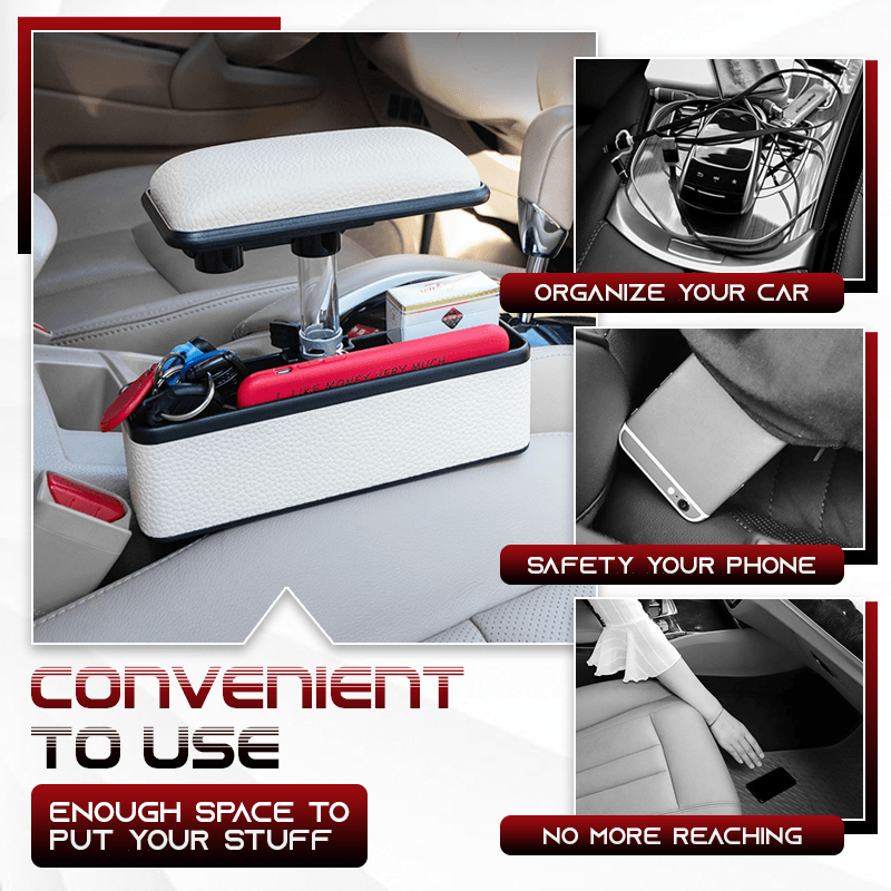 Adjustable Car Armrest Plus Slot Storage Box