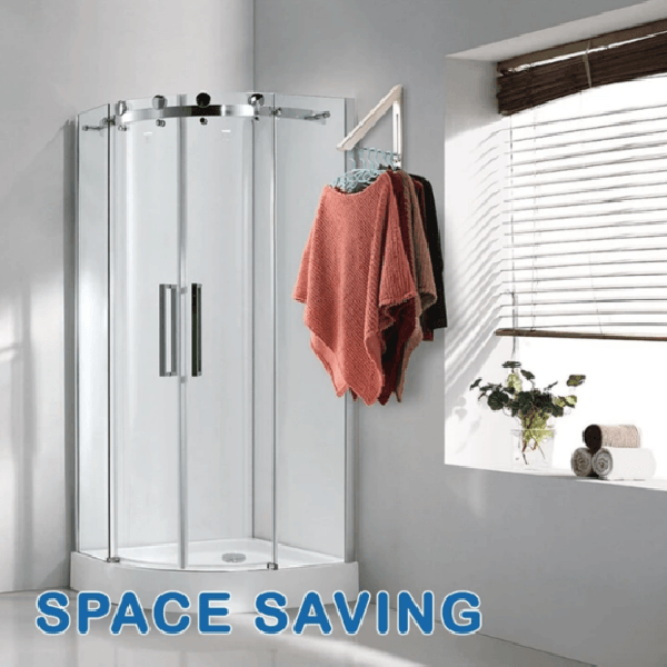 Folding Retractable Clothes Rack