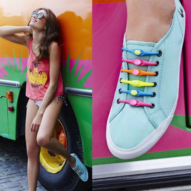 One Size Fit All Easy Tie-free Shoelaces