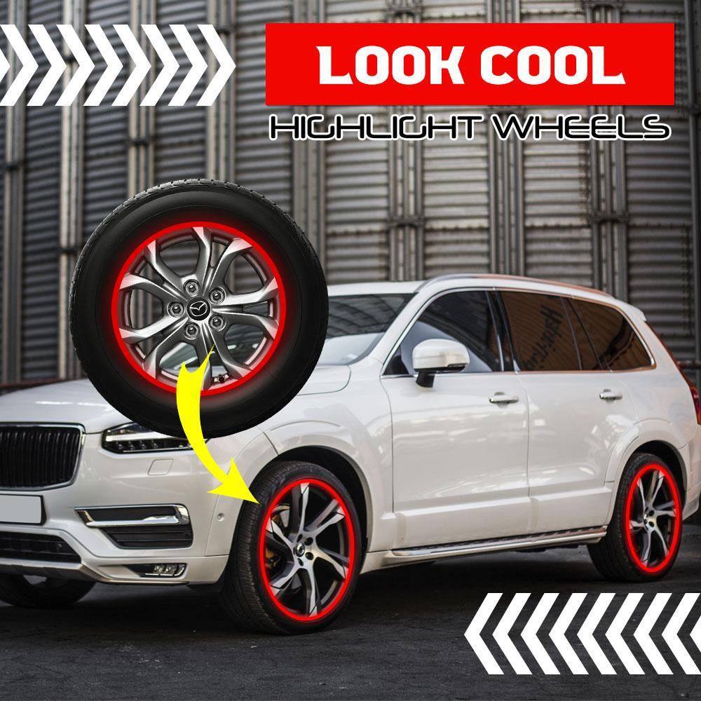 Reflective Car Wheel Sticker (16pcs)