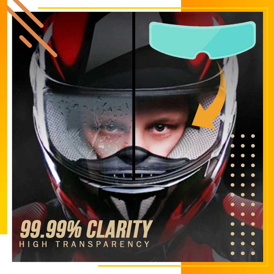 Universal Helmet Anti-Fog Film (With Free Side Mirror Films)