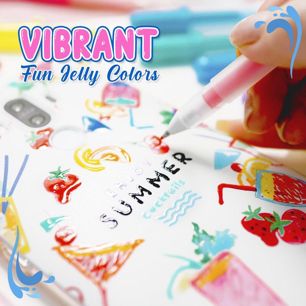 3D Jelly Painting Pen 6pcs Set