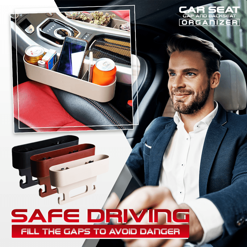 Car Seat Gap And Backseat Organizer