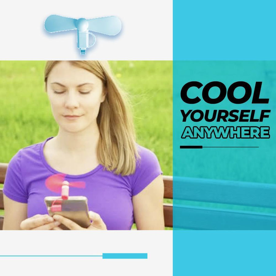 GO EVERYWHERE Silent Mobile Phone Fan