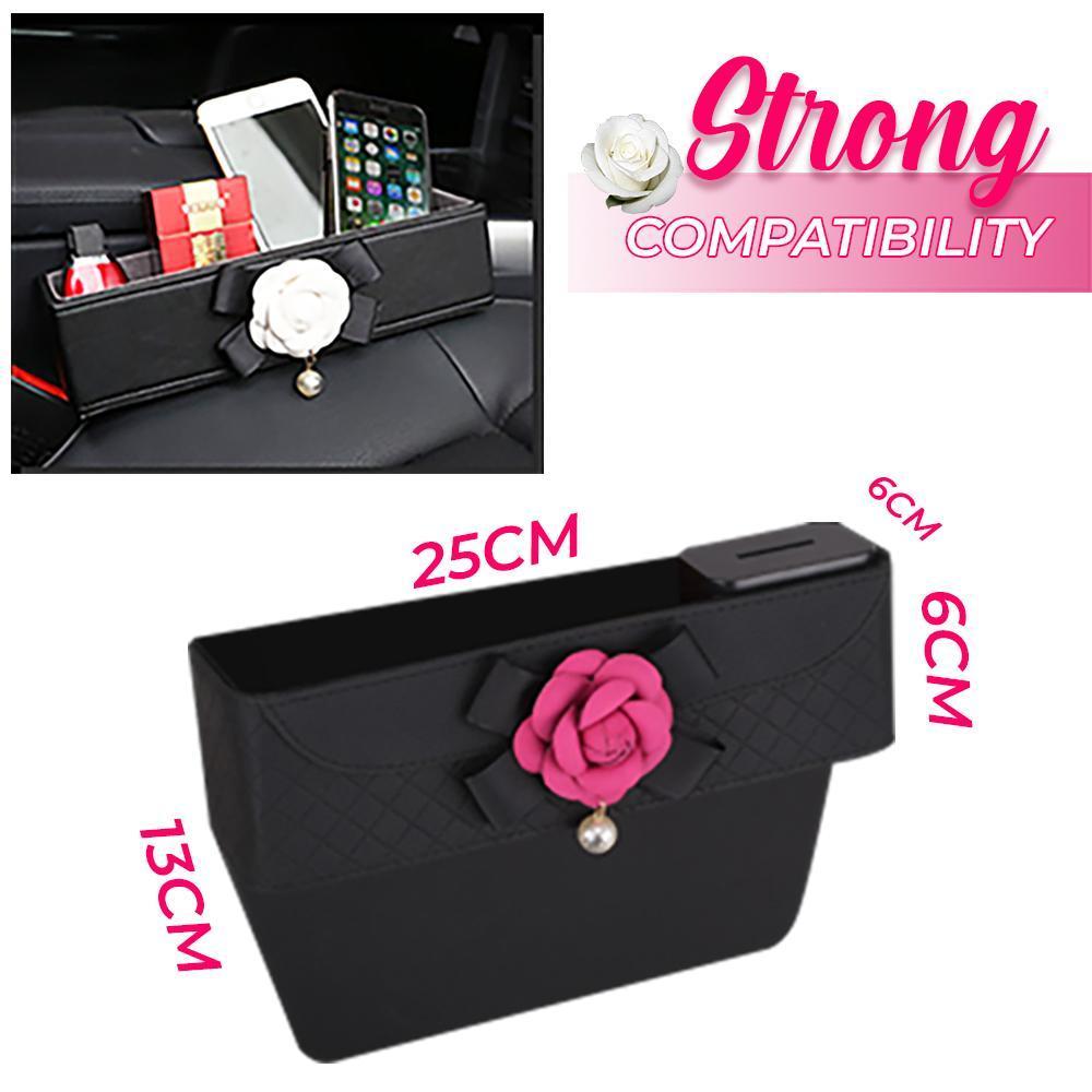 Camellia Car Slot Storage Box