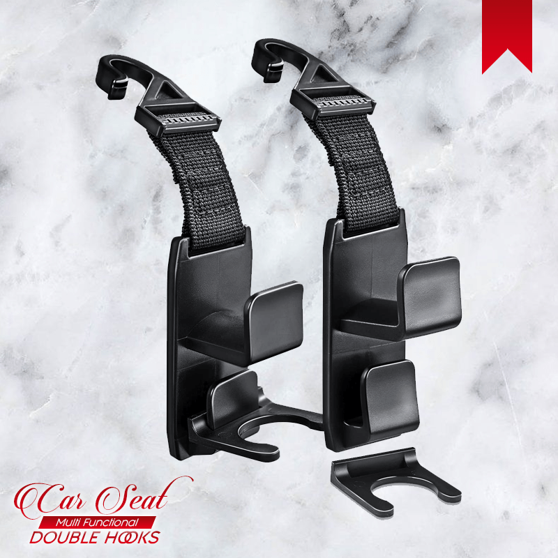 Car Seat Multi-Functional Double Hooks