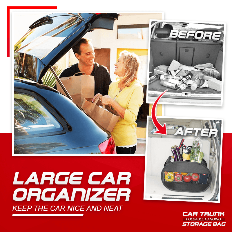 Car Trunk Foldable Hanging Storage Bag