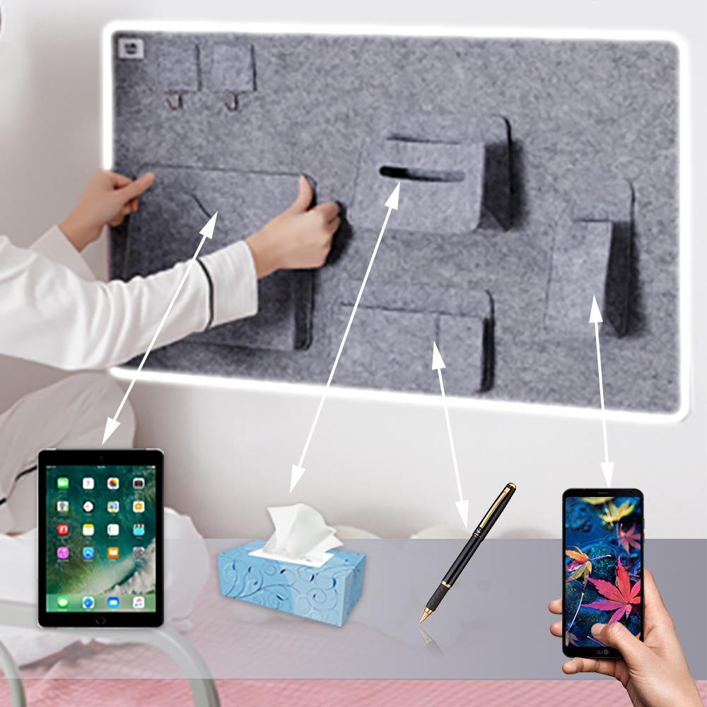 Velcro Wall-Mounted Storage Bag