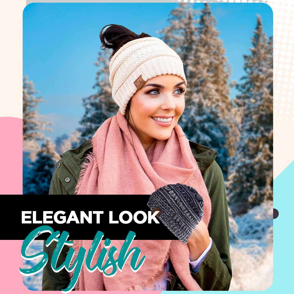 Knit Ponytail Beanie