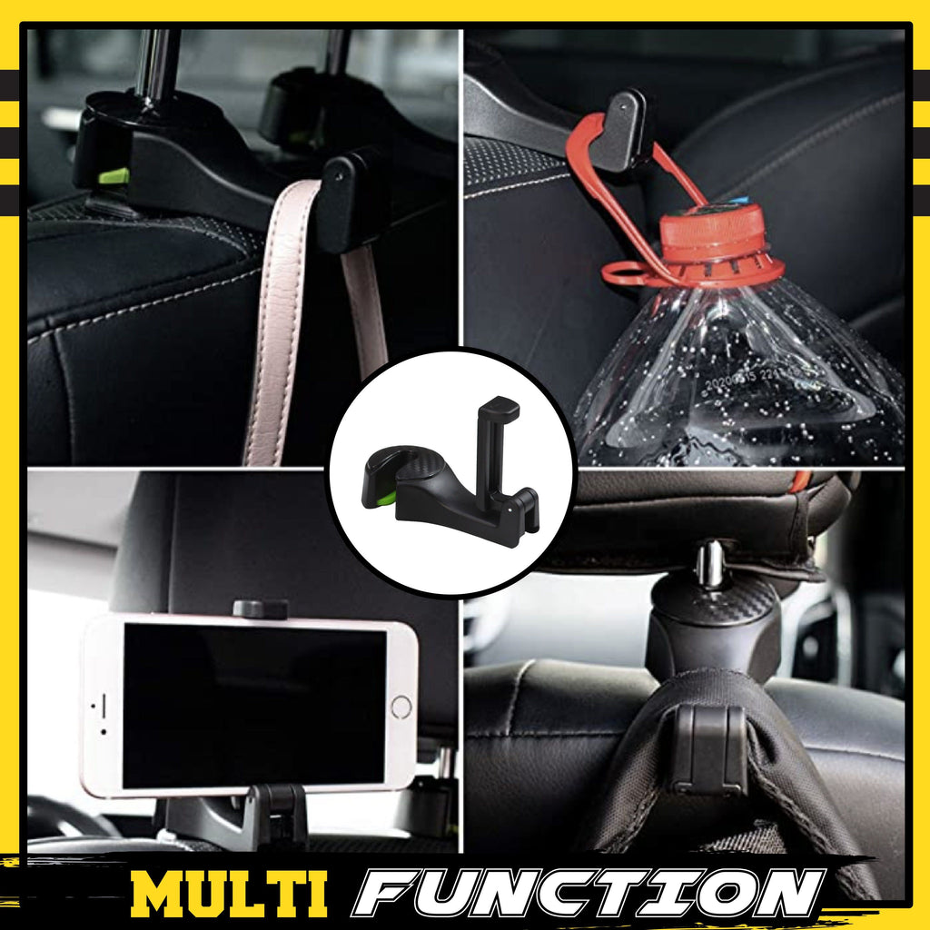 2 in 1 Auto Vehicle Back Seat Headrest Hanger