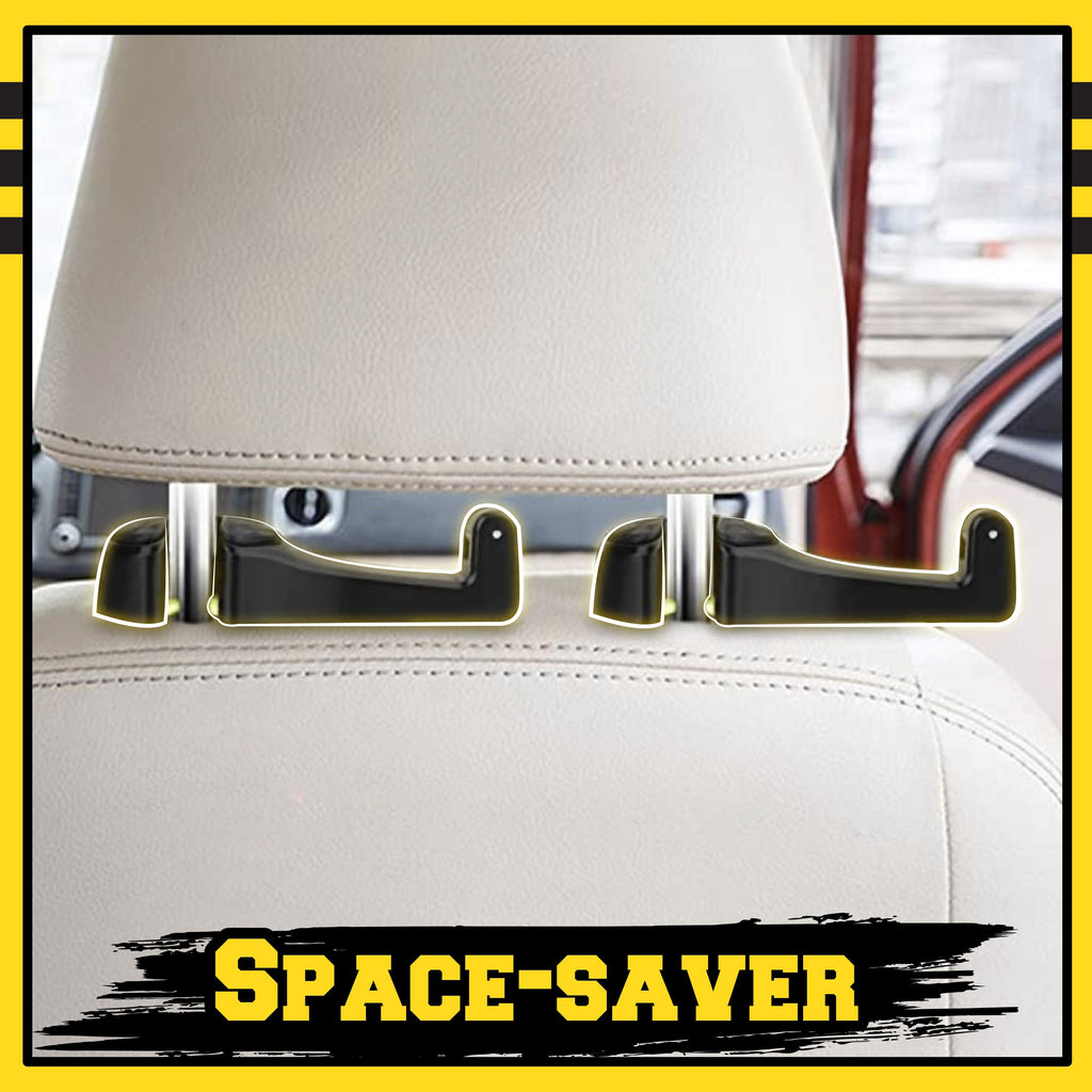 2 in 1 Auto Vehicle Back Seat Headrest Hanger