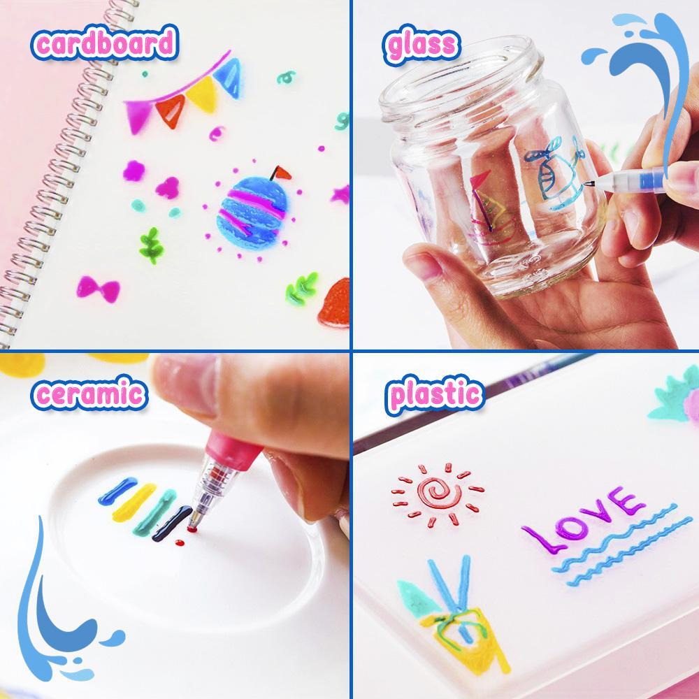 3D Jelly Painting Pen 6pcs Set