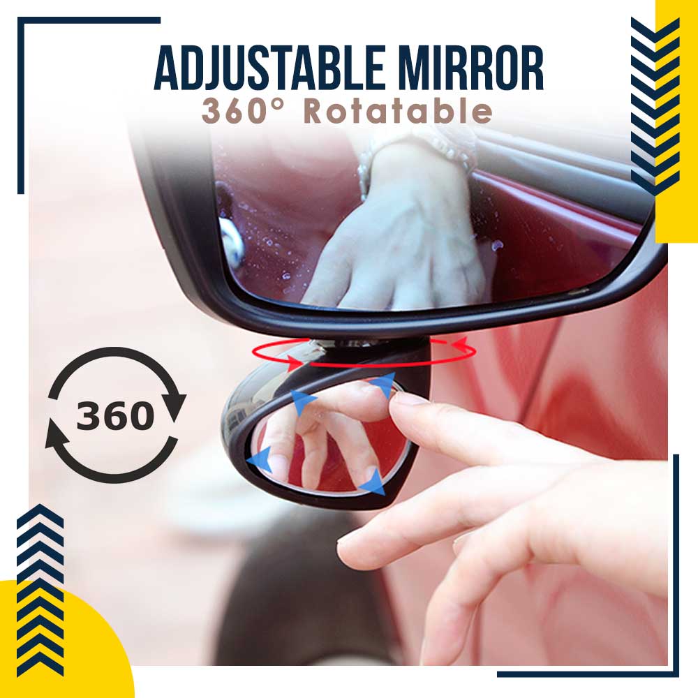 Wide Angle Car Door Blind Spot Mirror