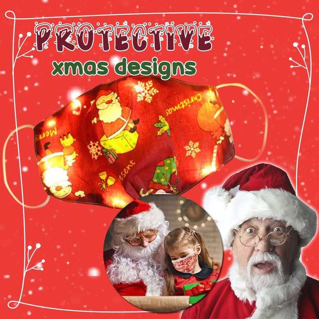 Funny LED Christmas Washable Cloth Cover