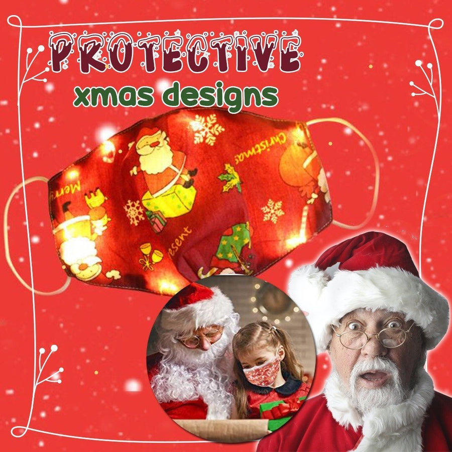 Funny LED Christmas Washable Cloth Cover