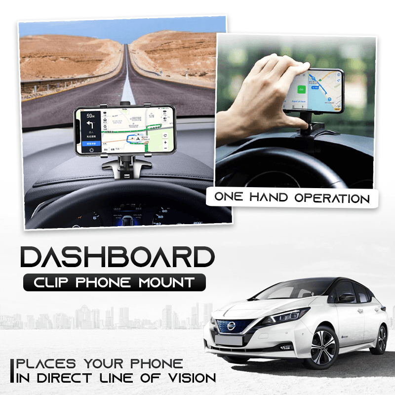 Rotatable Rear-view Mirror Car Phone Holder