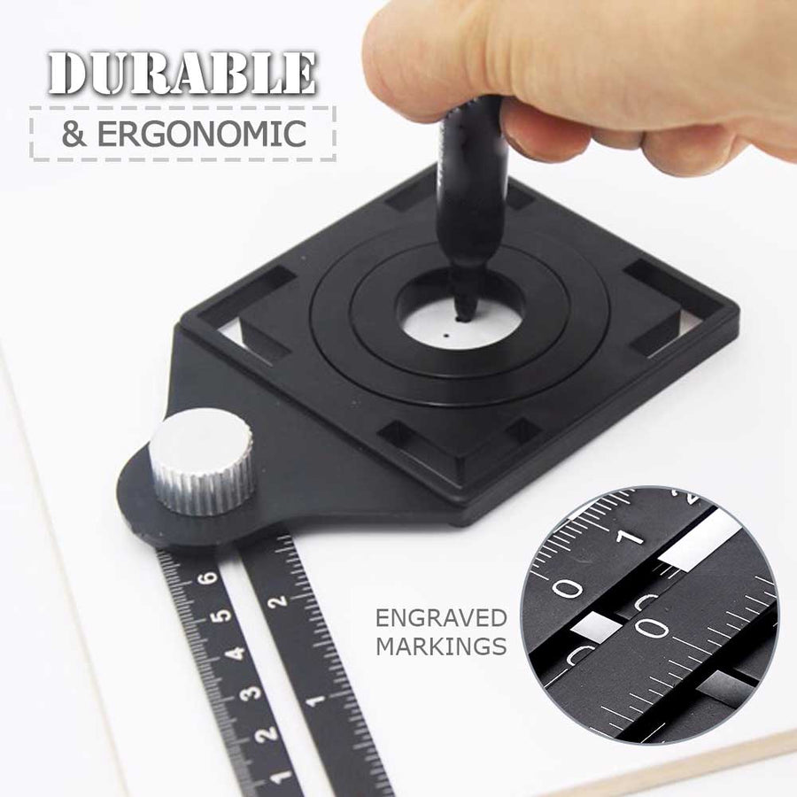 Six-Fold Hole Locating Ruler