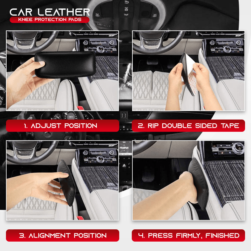 Car Leather Knee Protection Pads