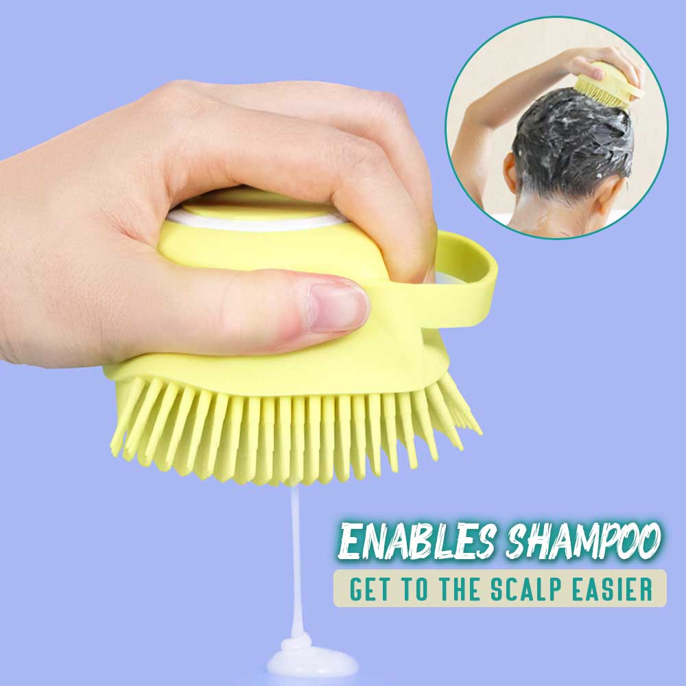 Shower-Gel-In Silicone Massage Bath Brush