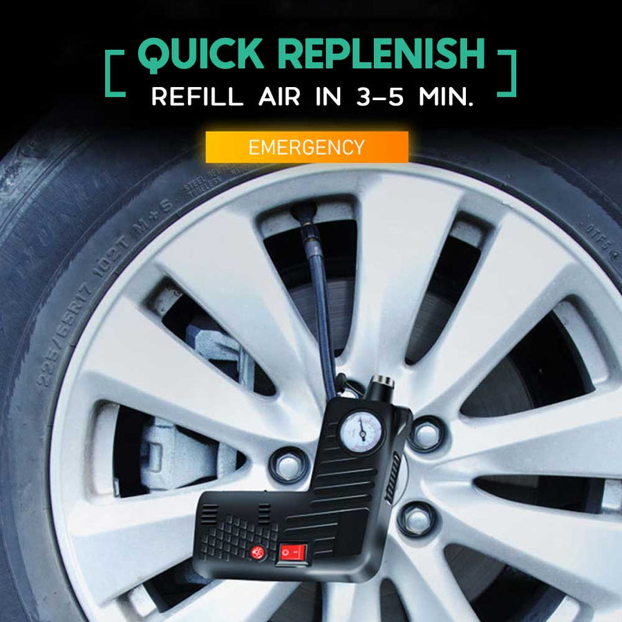 All-In-One Portable Electric Car Air Pump