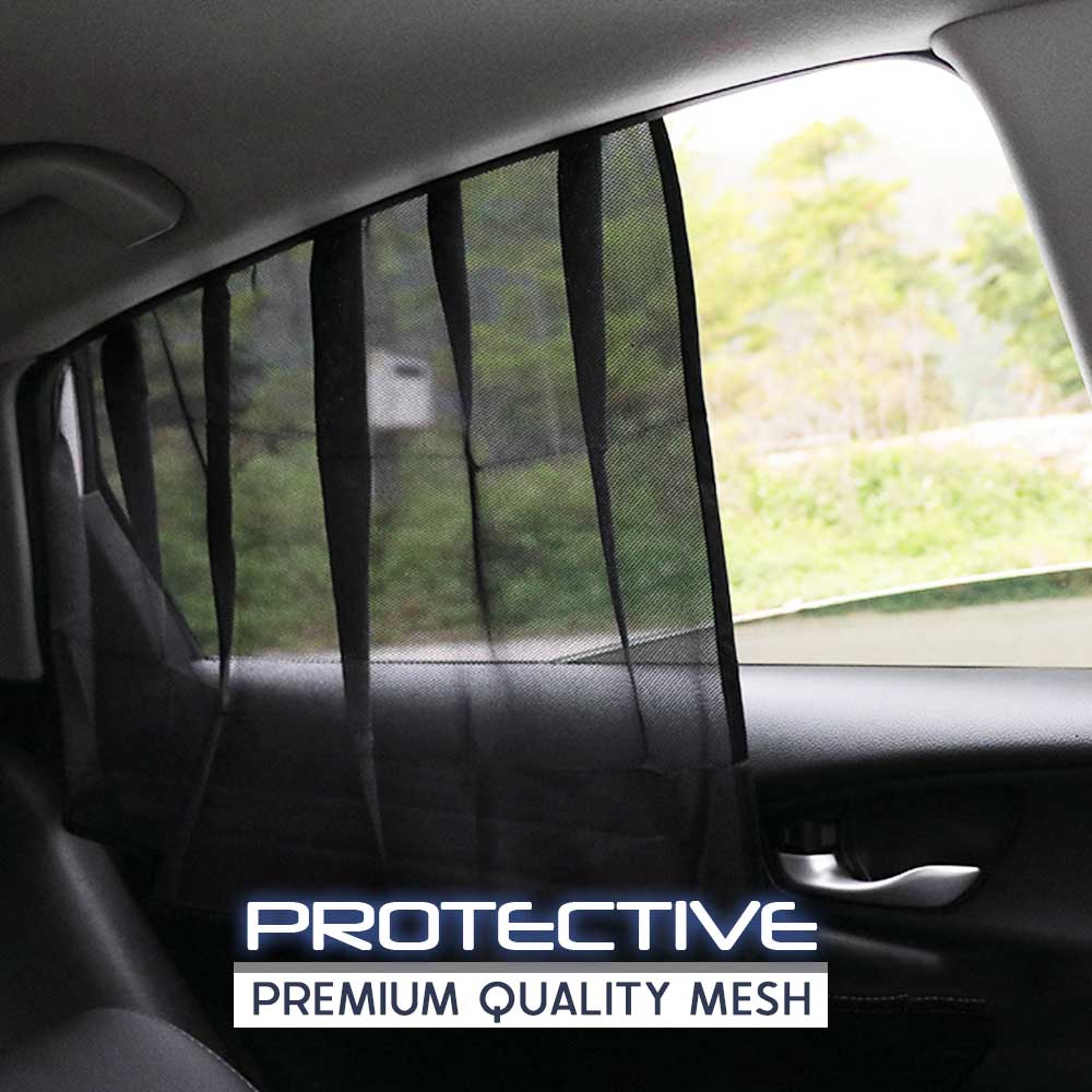 Car Windows Magnetic Mesh Sunshades - 1 Pair