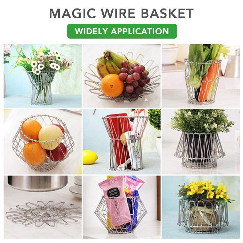 Collapsible Wire Basket