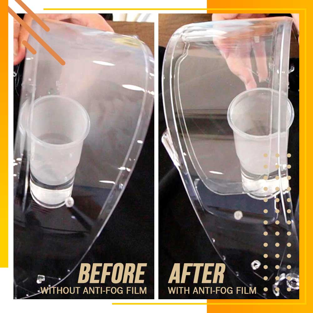 Universal Helmet Anti-Fog Film (With Free Side Mirror Films)