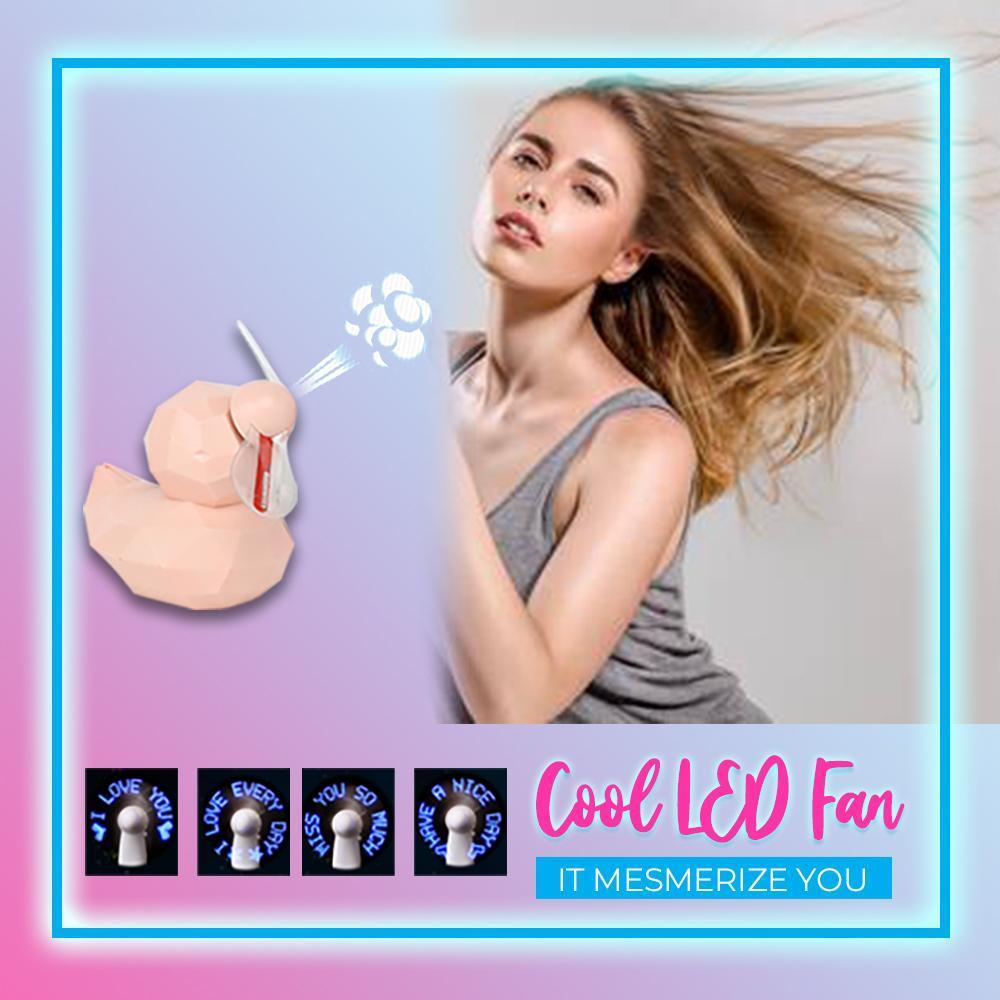 I LOVE YOU Portable USB Charging Fan