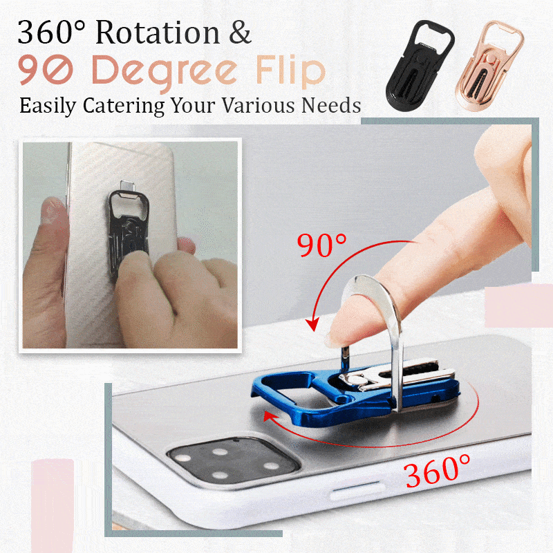 New Fashioned Phone Ring Bracket With Bottle Opener