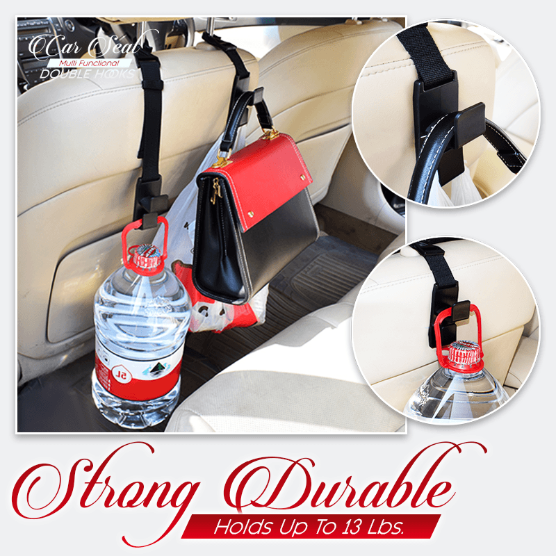 Car Seat Multi-Functional Double Hooks