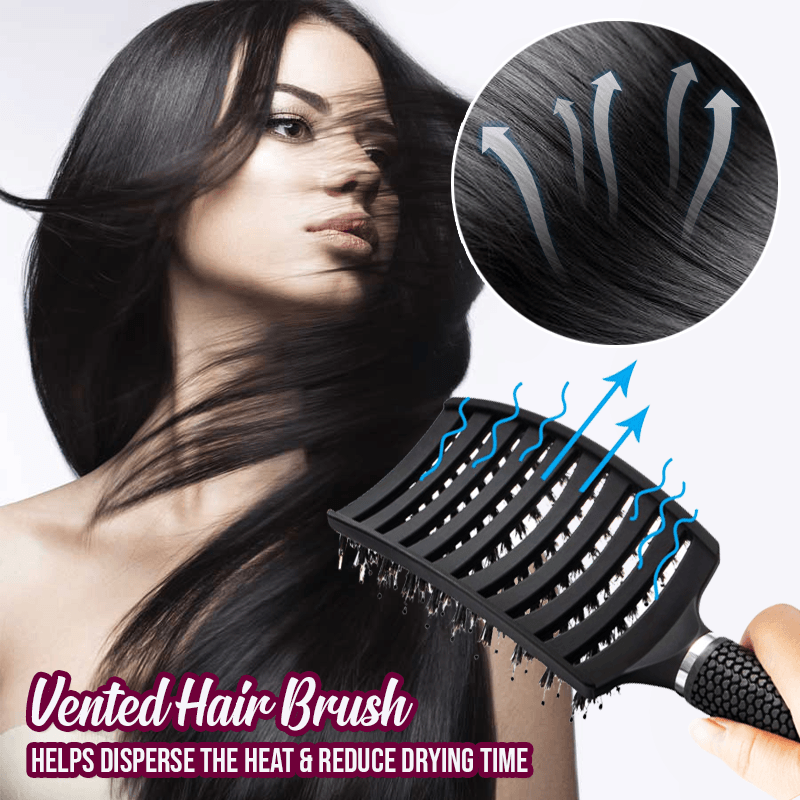 SilkyKiss Bristle Nylon Hairbrush