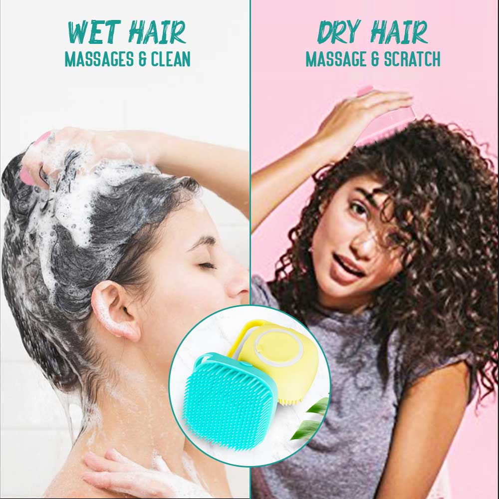 Shower-Gel-In Silicone Massage Bath Brush