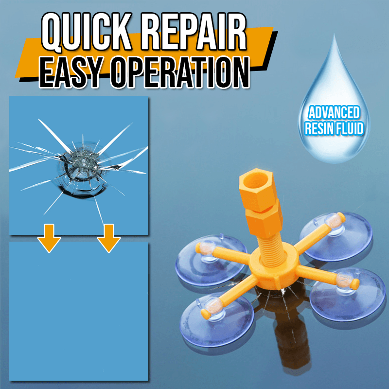 Automotive Glass Nano Total Repair Fluid Kit