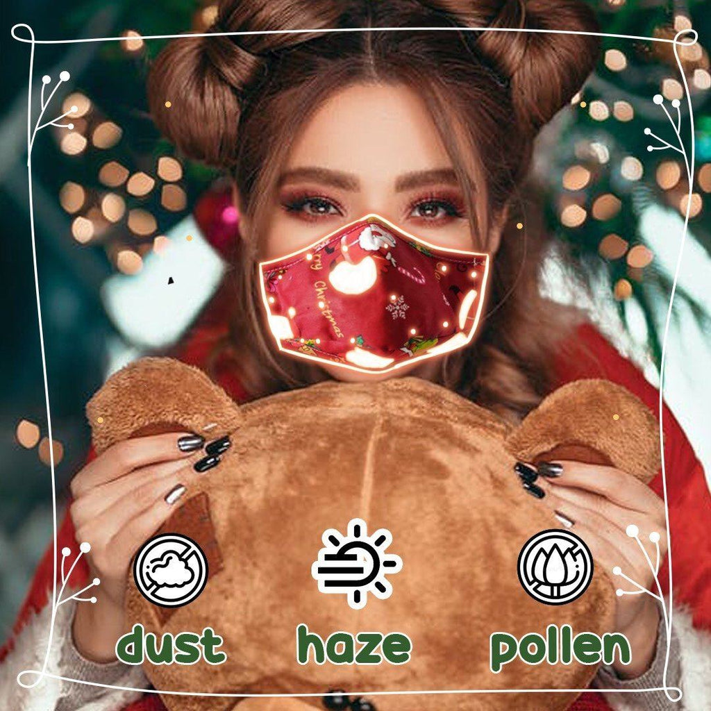 Funny LED Christmas Washable Cloth Cover