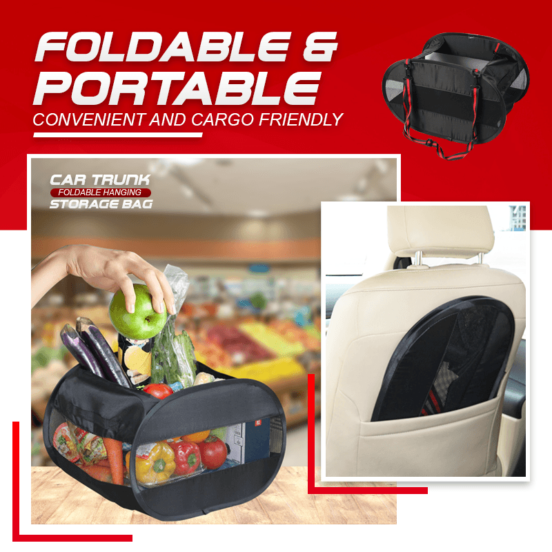 Car Trunk Foldable Hanging Storage Bag