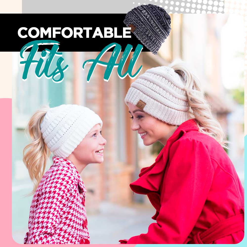 Knit Ponytail Beanie