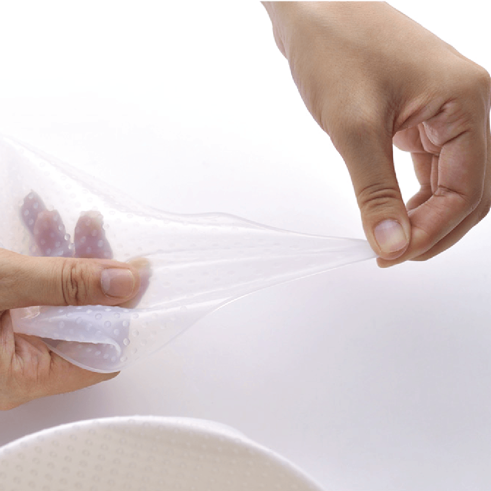 4 PCS Reusable Silicone Stretch Lids