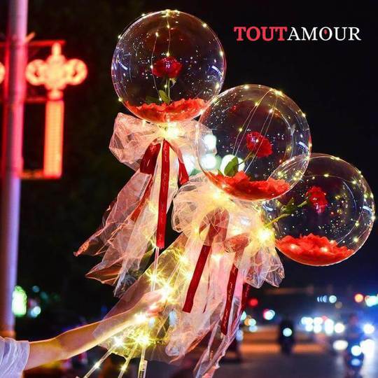 ToutAmour™ Bright Eternal Rose Bouquet