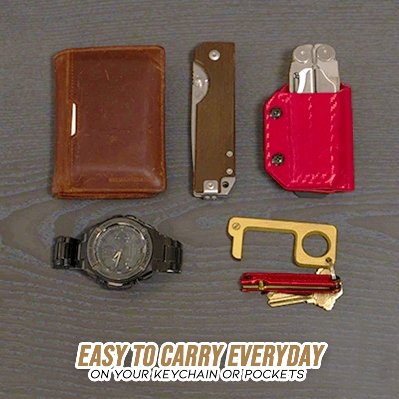 Upgraded No Touch Door Opener Tools With Keychain Pendant