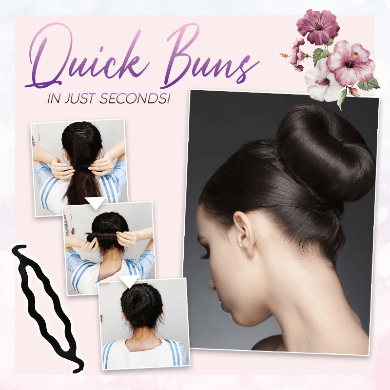 Easy Hair Bun Maker Comb - Set For 4