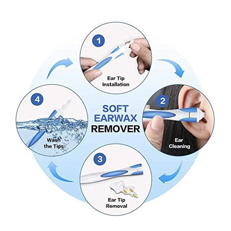 Spiral Swab Silicone Ear Cleaner