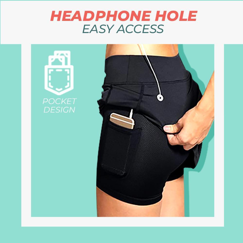 Breathable Safety Workout Skorts