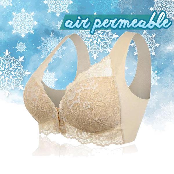 Front Closure Extra-Elastic Breathable Bra
