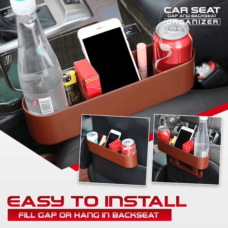 Car Seat Gap And Backseat Organizer