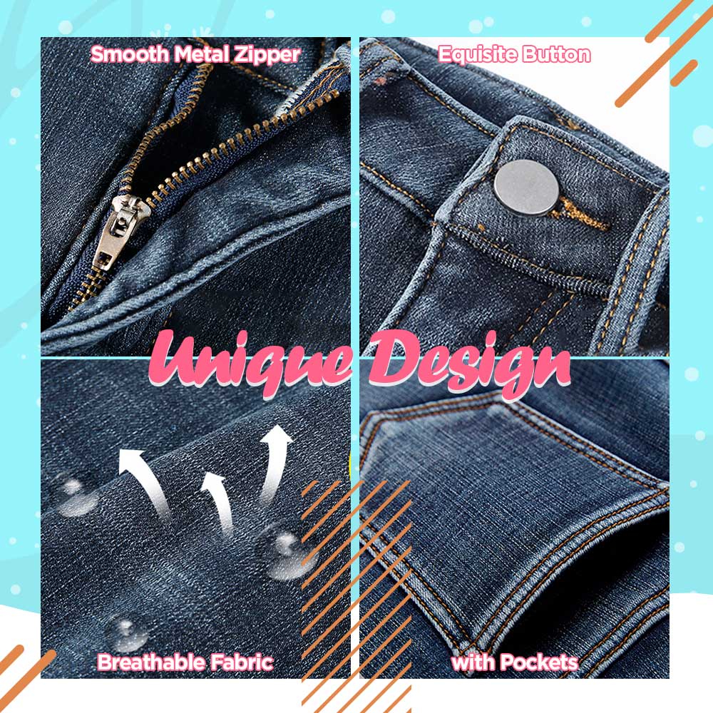 Fleece Lined Stretchy Denim