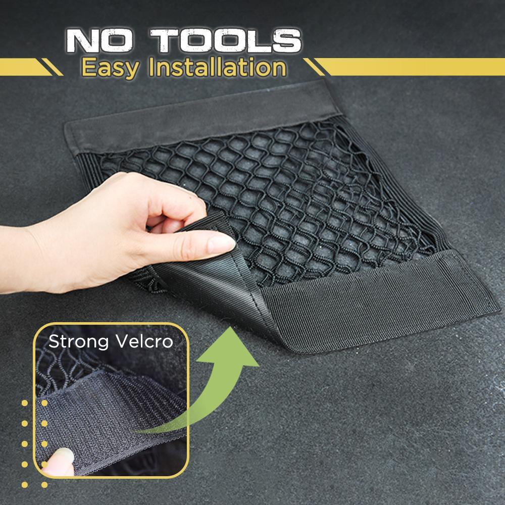 Car Velcro Trunk Net Pocket